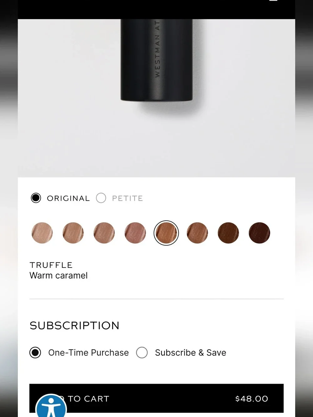 Westman Atelier Face Trace Contour Stick — Truffle Brown